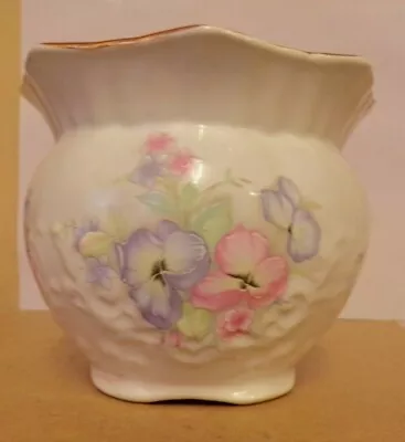 £1.99 • Buy Maryleigh Pottery Foral Plant Pot 12cms Diameter X 10cms Deep