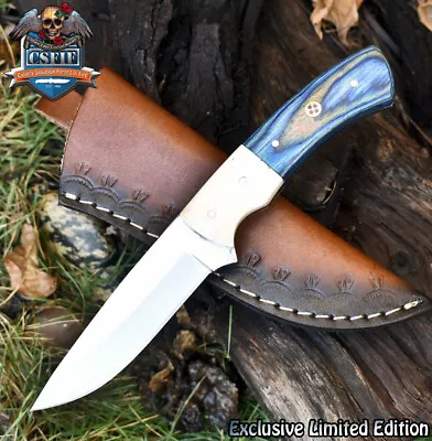 CSFIF Hand Crafted Skinner Knife D2 Tool Steel Hard Wood Sports Collectible • $4.50