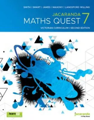 NEW Jacaranda Maths Quest 7 Victorian Curriculum By Catherine Smith Paperback • $81.65