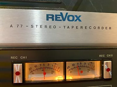 Revox A-77 MK IV Serviced Reel To Reel Player In Decent Shape • $489.95