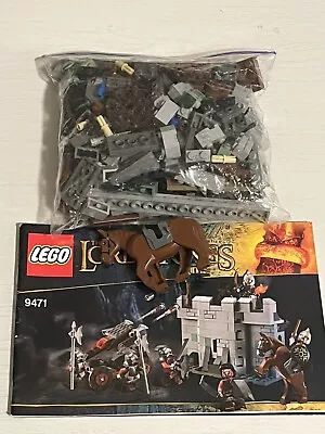 Lego Lord Of The Rings 9471 Uruk Hai Army NO MINIFIGS Incomplete No Reserve • $2.99