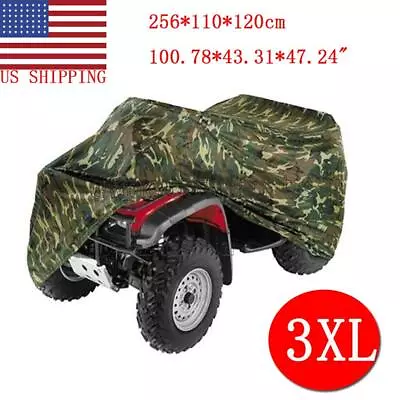 XXXL  ATV Quad Cover Camo For Honda Rincon 650 680 TRX650FA TRX680FA • $35.02