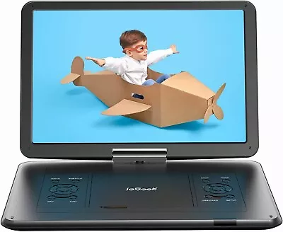 IeGeek Portable DVD Player With 360° Swivel ScreenRegion FreeRemote Control • $139.99