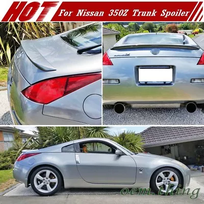 Painted #WV2 Fit FOR NISSAN 350Z Z33 Coupe OE Style Trunk Spoiler ABS 2003-2008 • $364.64
