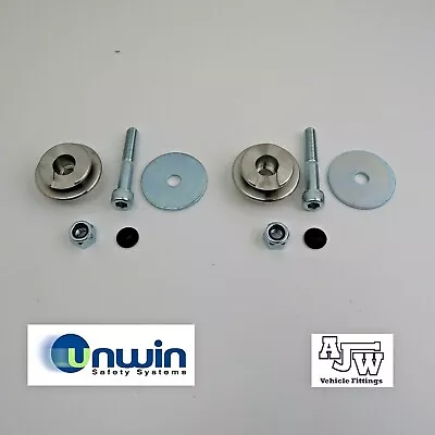 2 X Unwin S10 Surface Solo Anchor Assembly Wheelchair Straps / Clamps Restraints • £52.95