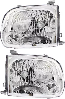 For 2005-2006 Toyota Tundra Sequoia Headlight Halogen Set Pair • $138.88