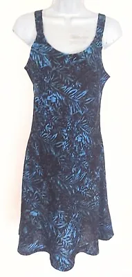 $24.99 • Buy  Batik Fit & Flare Bali Tank Top Sun Dress Turquoise Black FLORAL  S,M, L, XL, 2
