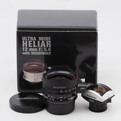 Voigtlander ULTRA WIDE HELIAR 12mm F5.6 Aspherical Leica L Mount With 12mm Finde • $859.21