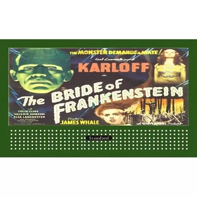 BRIDE OF FRANKENSTEIN GLOSSY BILLBOARD INSERT For LIONEL/AMERICAN FLYER • $6.99