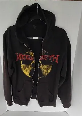 Megadeth Radioactive Hoodie Mens Medium Black Hooded • $24.99