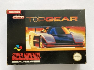 £49.95 • Buy Top Gear Boxed & Complete - SNES Super Nintendo - PAL UK