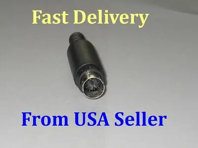 From USA  2 Pack 8 Pin Mini DIN Plug Male Solder Connector With Plastic Handle  • $7.95