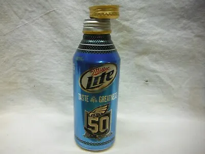 Miller Lite  Eagles 1960 Champions  Aluminum Beer Bottle #838218 • $3.50