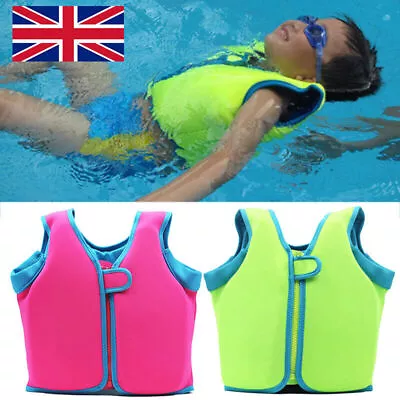 Kids Swim Life Jacket Float Vest Swimming Pool Buoyancy Aid Child WaterSport • £12.49