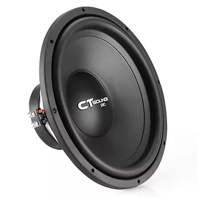 CT Sounds Bio 15” 1000-Watt Dual 2-Ohm Car Subwoofer • $99.99