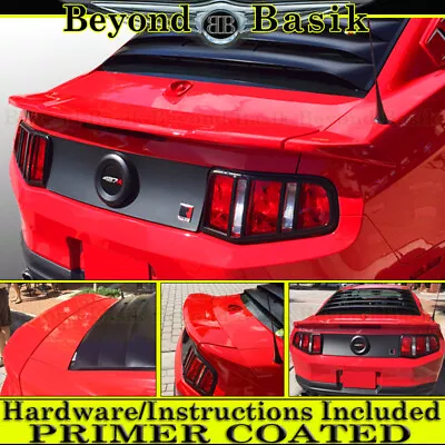 2010-2012 2013 2014 Ford MUSTANG RSH Style Spoiler Rear Trunk 3pc Wing PRIMER • $249.99