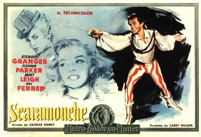 Scaramouche Starring Stewart Granger Mel Ferrer Janet Leigh • £3.50