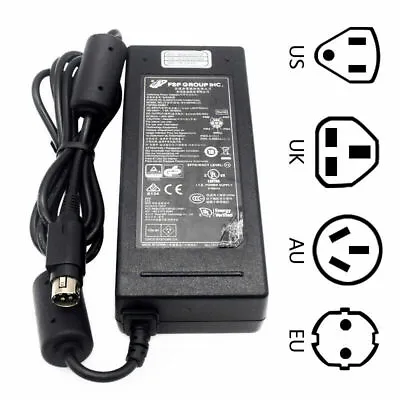 ZyXEL Fanless 8 Port GbE GS1900-8HP Power Supply Charger Adapter • £67.19