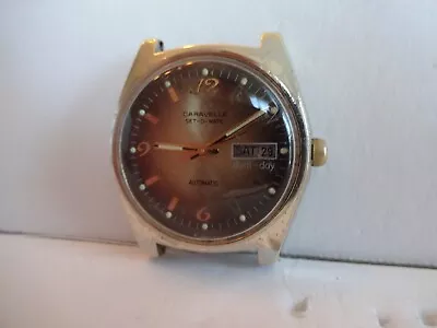 Vintage Caravelle DualDay Automatic Watch. Runs Perfect Automatic Winding Works • $34.99