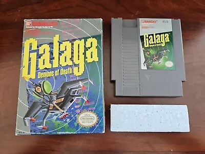 Galaga Demons Of Death (Nintendo NES) Authentic Box & Cartridge ONLY (No Manual) • $29.99