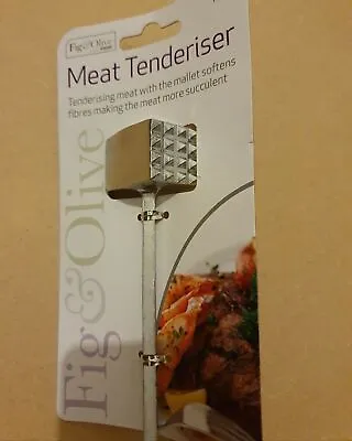 Meat Tenderiser Hammer Small Softens Succulent Steak Cooking Kitchen Solid Metal • £3.99