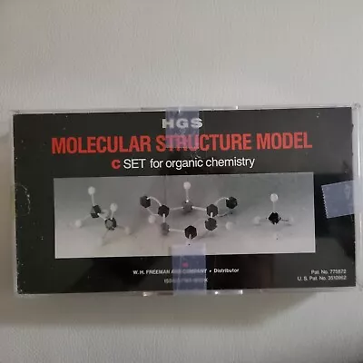 Hgs Molecular Structure Model Kit* W.h. Freeman Company* Complete* Gently Used* • $15.97