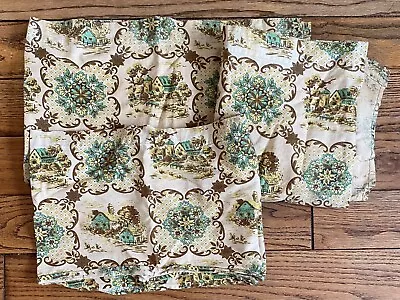 Vintage Handmade Curtains Farm House Curtains Vintage Home Decor • $12