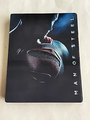 Man Of Steel [3D+2D] Blu-ray Steelbook + Lenticular Walmart Exclusive! Great! • $64.95