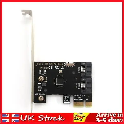 Pci-e To SATA 3.0 Internal 6Gbps Ports Disk Expansion Card • £10.69