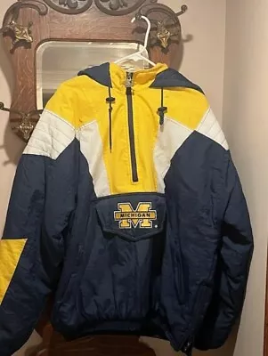 Vintage Michigan Wolverines Starter Jacket Xl • $75