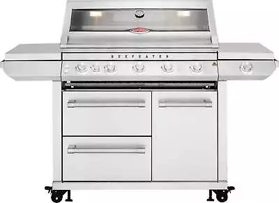 Beefeater 7000 Premium 5 Burner LPG BBQ & Trolley BMF7655SA • $4797