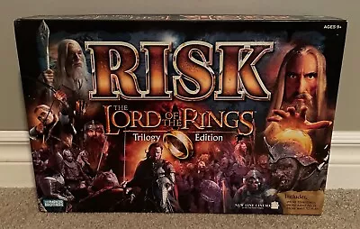 RISK Lord Of The Rings Trilogy Edition Board Game Box Open - CONTENTS SEALED NEW • $34.99