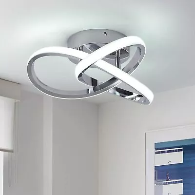 Hallway Light 20W LED Ceiling Lights Semi Flush Mount Chandelier Bedroom 6000K • $27.19