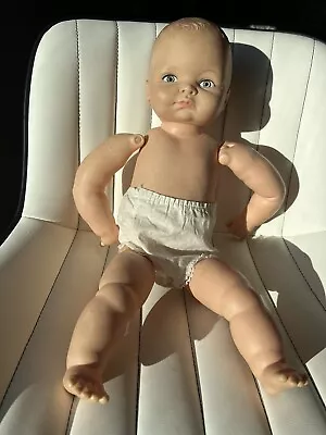 Vintage Cameo Miss Peep Vinyl Baby Doll With Pin Hinged Arms & Legs 1970’s • $35