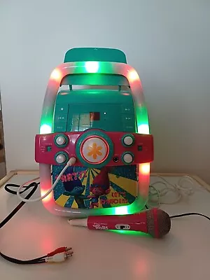 Dreamworks Trolls Disco Party Karaoke Machine Kids Toy/CD Player/Mic  • £15