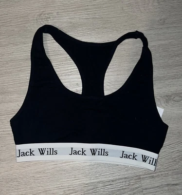 £6 • Buy Jack Wills Navy Bralet Size Small