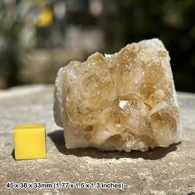 Citrine Crystal Rock: Spiritual Healing Money Attraction Luck Genuine Stone • £10.20