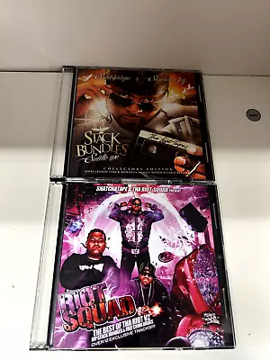 2x Rare Stack Bundles Desert Storm Riot Squad NYC Promo Mixtape Mix CD Lot • $24.99