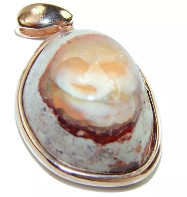 Bonfire Night Natural  Mexican Fire Opal 14K Gold Over .925 Sterling Silver Hand • $139.60