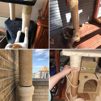 £4.94 • Buy 10M Natural Sisal Rope For Cat Scratching Post Tree Replacement Cord Home Decor