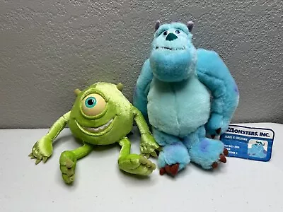 Vintage Disney Store Authentic Sully & Mike Wazowski Monsters Inc. Plush Pixar • $30