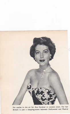 £1.95 • Buy Ava Gardner, Picturegoer  1955, 11x24 Cm