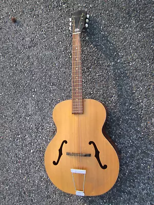 VINTAGE 1962 Harmony Patrician Natural Archtop Guitar Decent Neck! 'PLAYER' • $479.99