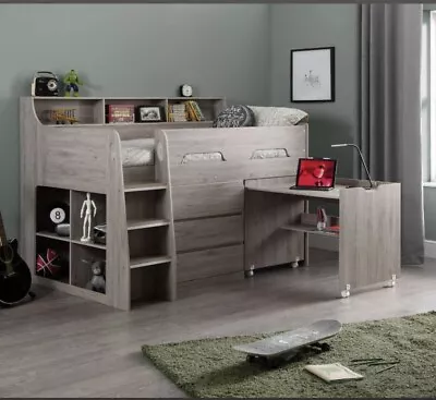 Happy Beds Jupiter Cabin Bed Comes With Drawers Desk And Storage • £200