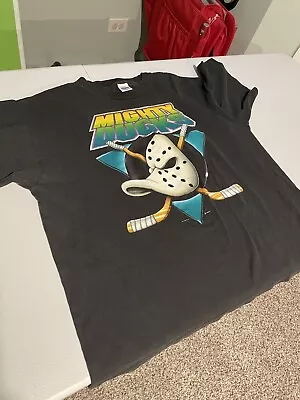 Vintage 1993 XL Salem Anaheim Mighty Ducks Hockey T-Shirt • $70