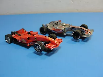 2008 SCX Compact 1:43 Slot Cars Ferrari 248 F1 & McLaren Mercedes MP4/21 • $39.99