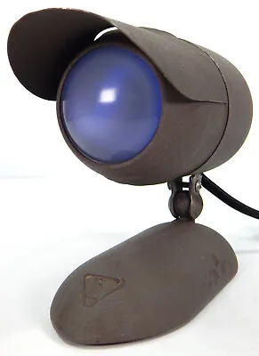 VTG B&L MICROSCOPE LAMP LIGHT ART DECO 1950s MCM + BLUE FILTER WORKS #31-33-01 • $29.63