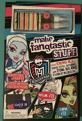 Monster High Make Fangtastic Stuff By Samantha Crockford Activity Book NEW • $4