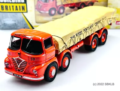 £29.99 • Buy Corgi 13905 Foden S21 8 Wheel Platform Lorry With Sheeted Load Rugby Cement 1:50