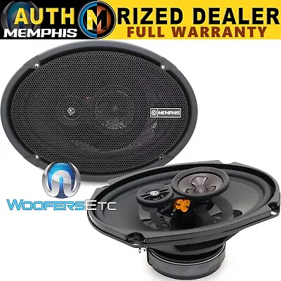 MEMPHIS PRX6903 6 X9  3-WAY PEI TWEETERS COAXIAL SPEAKERS & GRILLS CAR AUDIO NEW • $119.99